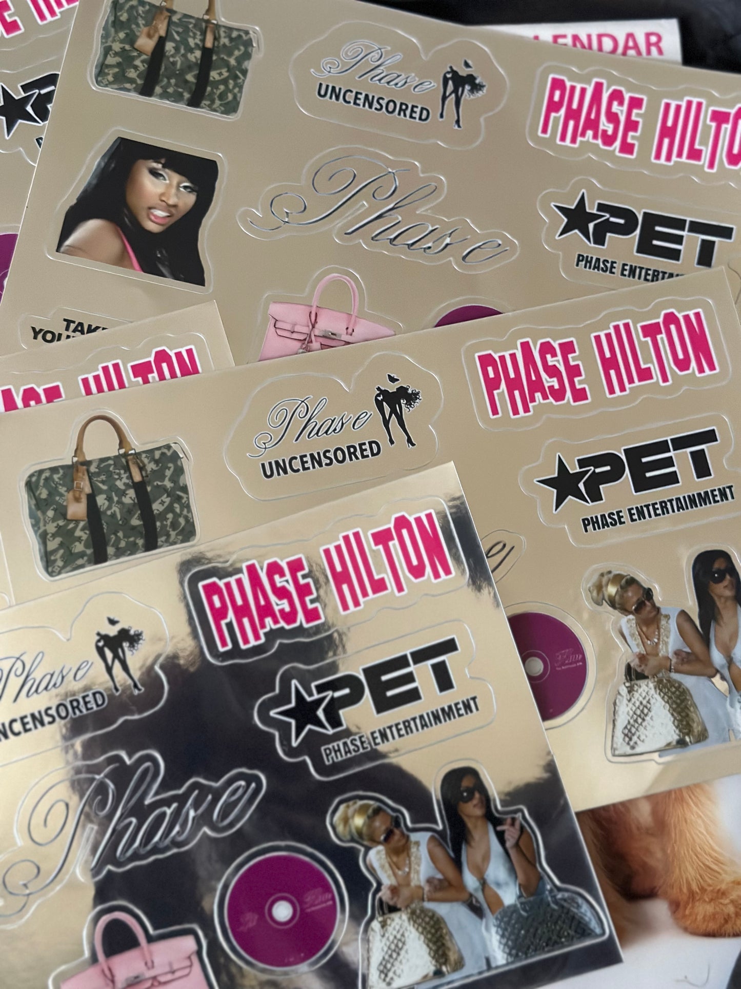 Phase pop culture sticker pack