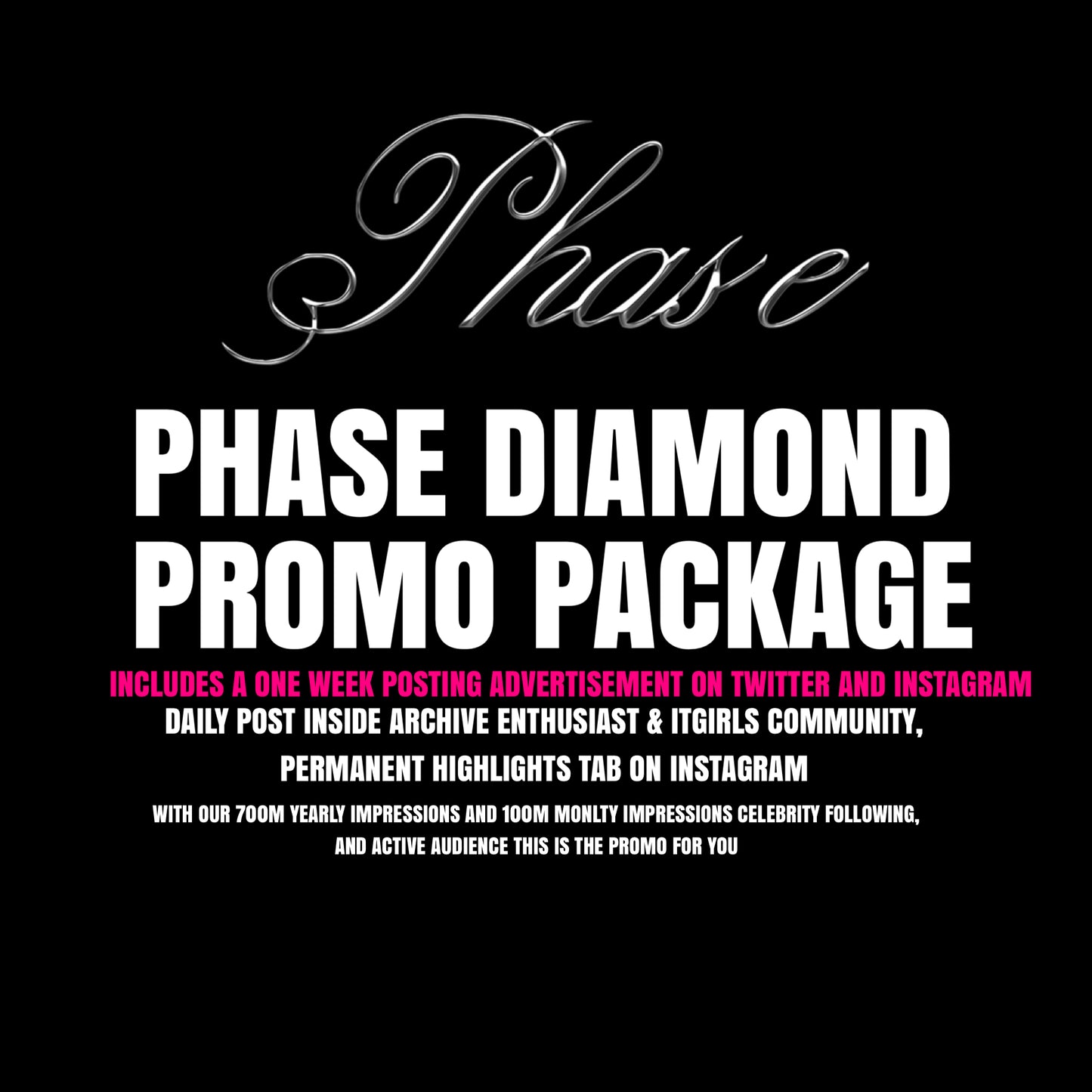 VIP promo+ package